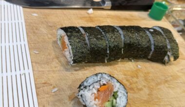 First time making sushi