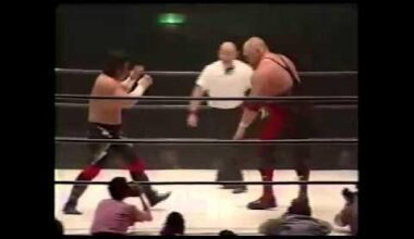 Kazuo Yamazaki vs Vader (UWFI)