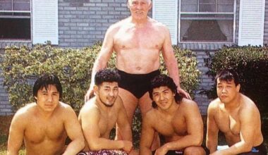 Karl Gotch and some young lions you probably seen before