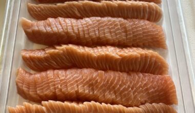 Which one will you choose? Tray full of salmon , kingfish , tuna or nigiri slices??