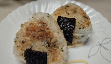 first time making yaki onigiri, did I get it right?