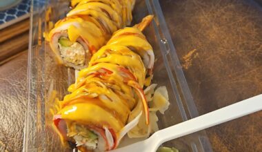 My sushi lunch from Kroger