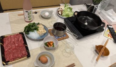 I made sukiyaki and remembered partially through dinner that I forgot about adding my beloved negi (like wtf? This isn’t even who I am)