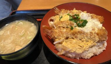 Ebi Katsudon from service area outside of Tokyo