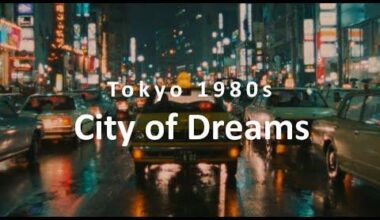 Footage of Tokyo during the 1980s