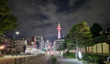 Kyoto at night