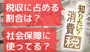 What percentage of tax revenue comes from consumption tax? Is it really being used for social security? <Q&A>