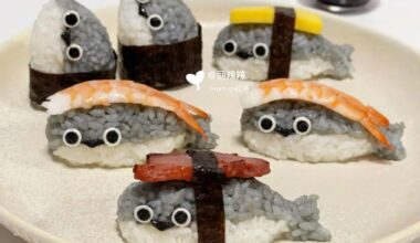Sacabambaspis shaped sushi 🍣