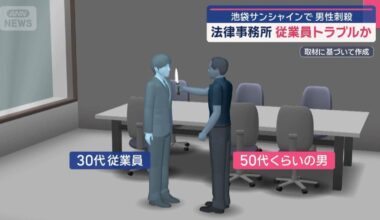 Man apprehended over fatal stabbing in Ikebukuro 'didn't care' if victim died; after the incident, police found three knives in the possession of suspect Reito Watanabe (50)
