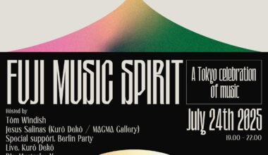 Fuji Rock Pre-party with Tom Windish (big booking agent!), live music, & DJs at WPÜ hotel Shinjuku 7/24 19:00. Free entrance!