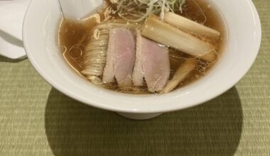 Kamo to Negi in Shibuya is one of the beat ramen places in Japan, at least I think so.