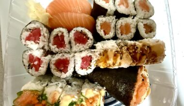 Takeout sushi on a Monday just makes sense