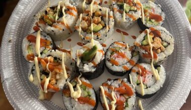 First ever attempt! :)🍣