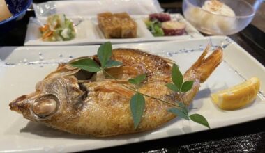 n my opinion, nodoguro is the tastiest fish in Japan.