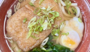 First time making kitsune udon!