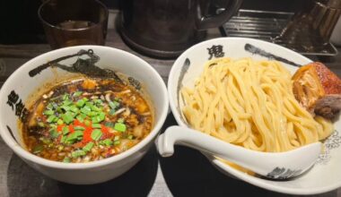 This ramen shop always has a crazy long line, but it's insanely delicious. As a Japanese person who eats over 100 bowls of ramen a year, I honestly think it's in my top one or two.