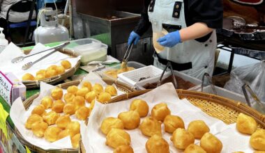 Fried “kinako mochi”Help figuring out what this Japanese Snack is?