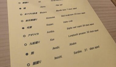 Last night at Sushi Marufuku