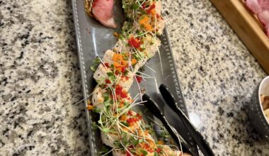Had a private sushi chef come to home!