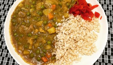 Curry rice from scratch
