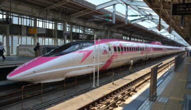 The colorful trains of Japan - a sample of different character train liveries