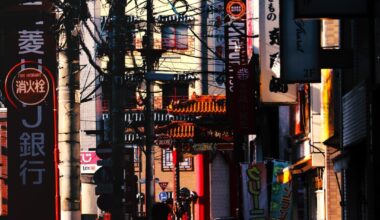 Light and shadows, stumbling around Nagasaki (OC)