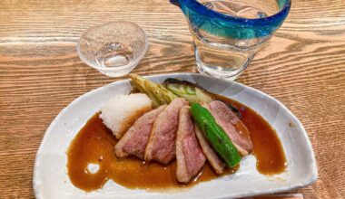 Sumi Smoked Wild Duck with Chilled Nihonshu