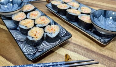 I Made Spicy Kani Rolls