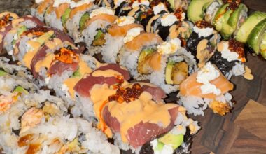 First time making sushi at home