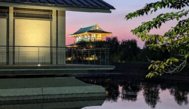 Reflection of the Past - Nara Former Palace Grounds.