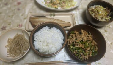 夕飯です。/It's dinner.
