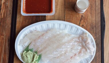 Korean Style Sashimi