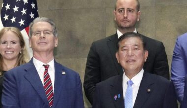 US Treasury chief sure of 'good' tariff deal with Japan: Ishiba; US Treasury Secretary, Scott Bessent, the U.S. point man on tariff talks, is in Japan to lead a presidential delegation for the World Exposition in Osaka and attend his country's "national day" event on Saturday.