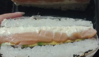Sushi burger 🍣❤️🫶🏼😋 What do you think?