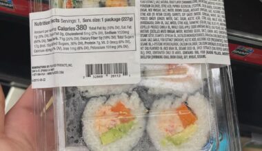Incredible 7-11 Sushi. Better than some restaurants. A-