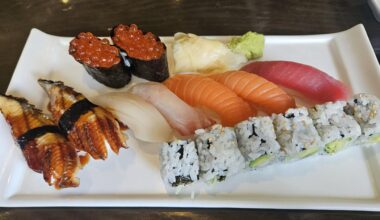 Enjoying my lunch.