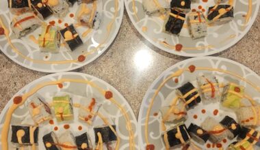 Got into sushi-making this year! How'd I do?