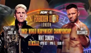 IWGP world title match for Forbidden Door!