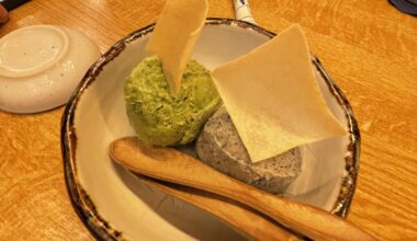 Matcha and Black sesame Icecream