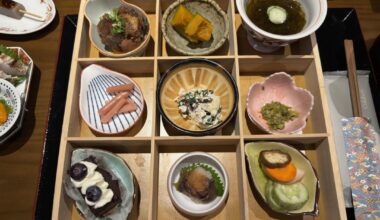 Food at Minshuku (traditional Japanese BnB)