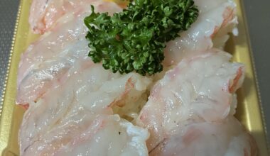 It’s sushi I bought at the supermarket
