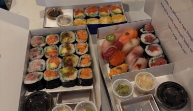 Delivery sushi in NYC 😩
