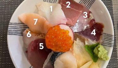 Can someone please identify the sashimi for me!