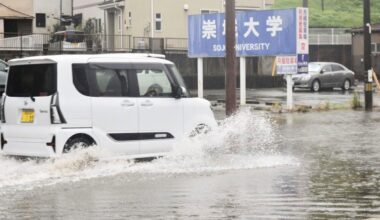 Japan moves to evacuate millions as torrential rain triggers flooding and landslides
