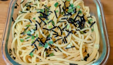 Nagatanien's Ochazuke Spaghetti !/永谷園のお茶漬けの素スパゲティー！