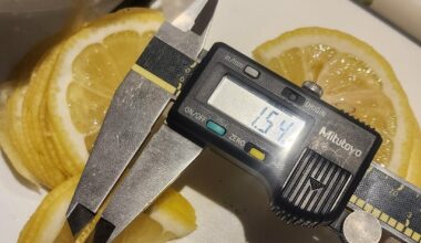 How thin can you slice lemons??