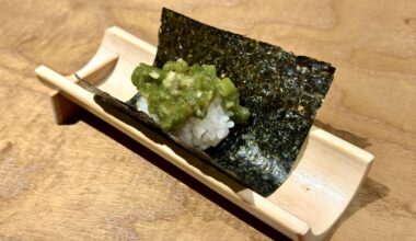 Any Wasabi enjoyers? Wasabi hand roll in Tokyo