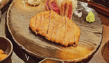 Beef cutlet from Gyukatsu Motomura