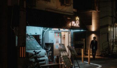 Osaka’s nighttime charm captured in a single storefront