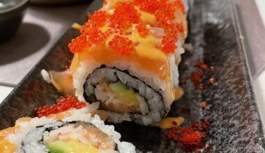 Sushi night at home